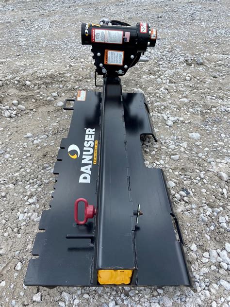 danuser skid steer post hole digger|danuser post driver for sale.